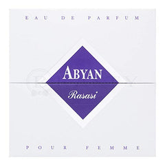 RASASI Abyan for Women EDP - Eau De Parfum 95 ML (3.2 oz) I Irresistible Pour Femme Spray I Lingering Sensuousness of Amber, Wood and Vanilla I Signature Arabian Perfumery | Perfumes