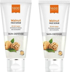 VLCC Walnut Wood Facial Scrub, Pack of 2