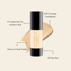 EpiLynx by Dr. Liia Allergen-Free Moisturizing Full Coverage Foundation I Formulated to Protect and Hydrate I Vegan