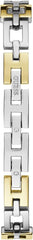 GUESS Women's 26mm Watch - Two-Tone G-Link Silver Dial Silver Case