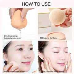 Air Cushion CC Foundation Mushroom BB Cream Brightening Skin Tone Moisturizing Dry Face Makeup Light Coverage Pores(13g）