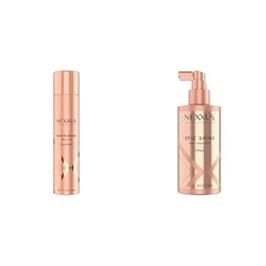 Nexxus Maximum Hold Hairspray 10 oz & Anti-Humidity Spray Epic Shine 8 oz Bundle