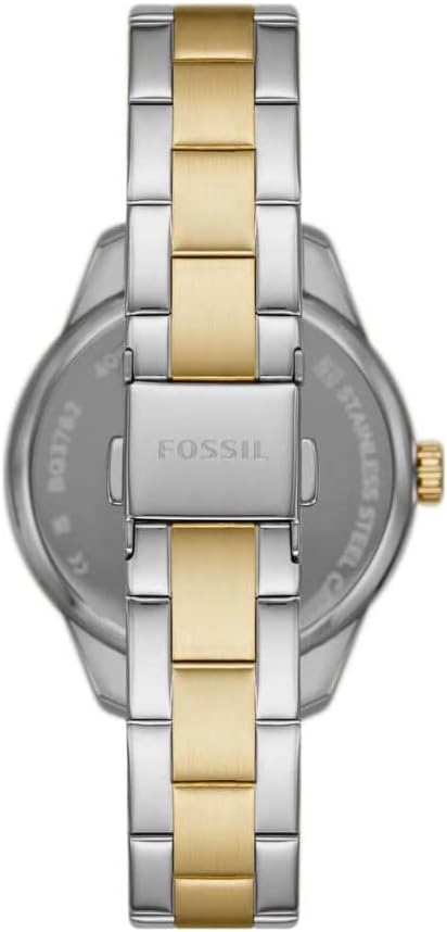 FOSSIL,WATCH,BQ3762,WOMEN,SILVER/GOLD,36MM,STAINLESS STEEL