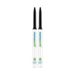 Mamaearth Charcoal Black Long Stay Kajal with Vitamin C & Chamomile for 11-Hour Smudge-free Stay - Pack of 2