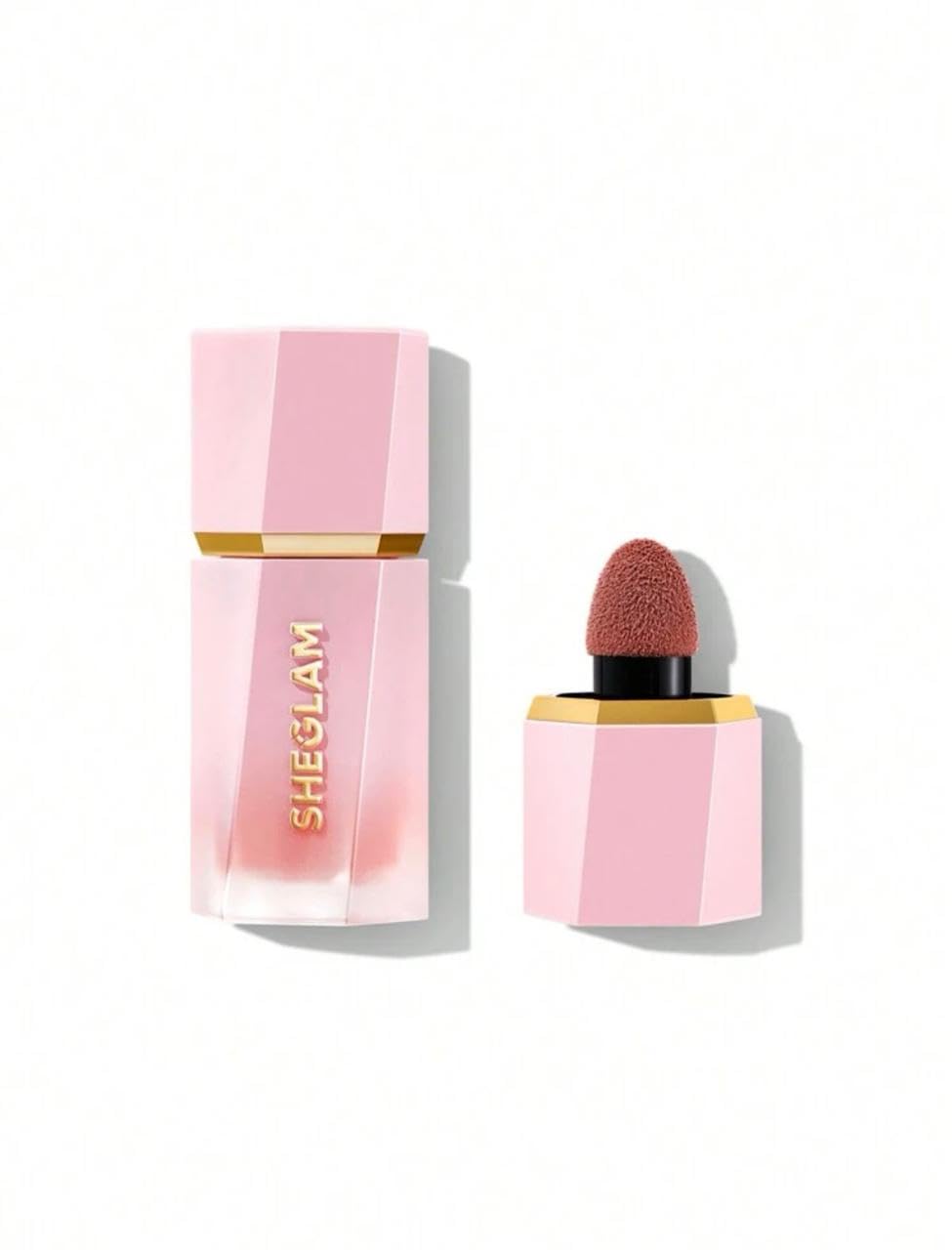 SHEGLAM Makeup - Color Bloom Liquid Blush Matte Finish - Long-wearing Waterproof Gel-Cream Blush with Sponge Tip Applicator (Cutie Pie)