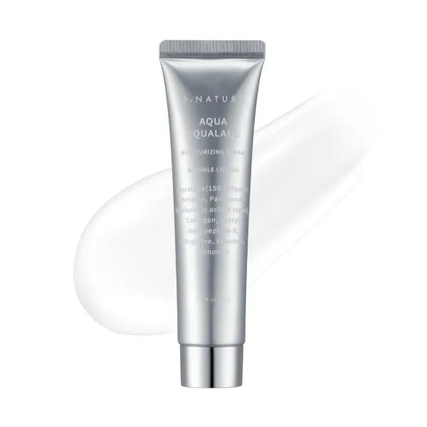 S. Nature AQUA SQUALANE MOISTURIZING CREAM | Face Moisturizer for Dry and Sensitive Skin, Korean Skin Care (2.02 Fl Oz, 60ml)