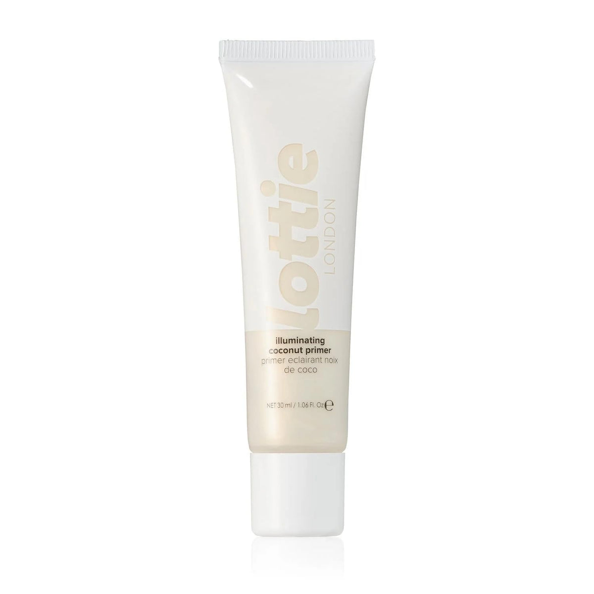lottie LONDON Coconut Primer - Illuminating Coconut Primer - Prep for Makeup application - 30ml