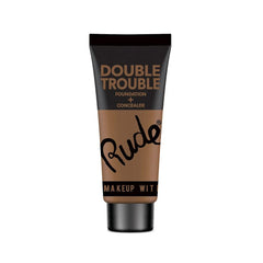 RUDE DOUBLE TROUBLE Foundation + Concealer, Ivory