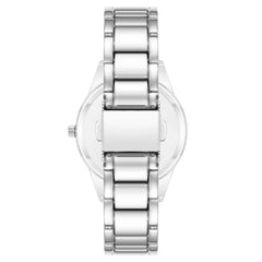 Anne Klein Round Analog Watch for Women, 36 mm Size, Silver