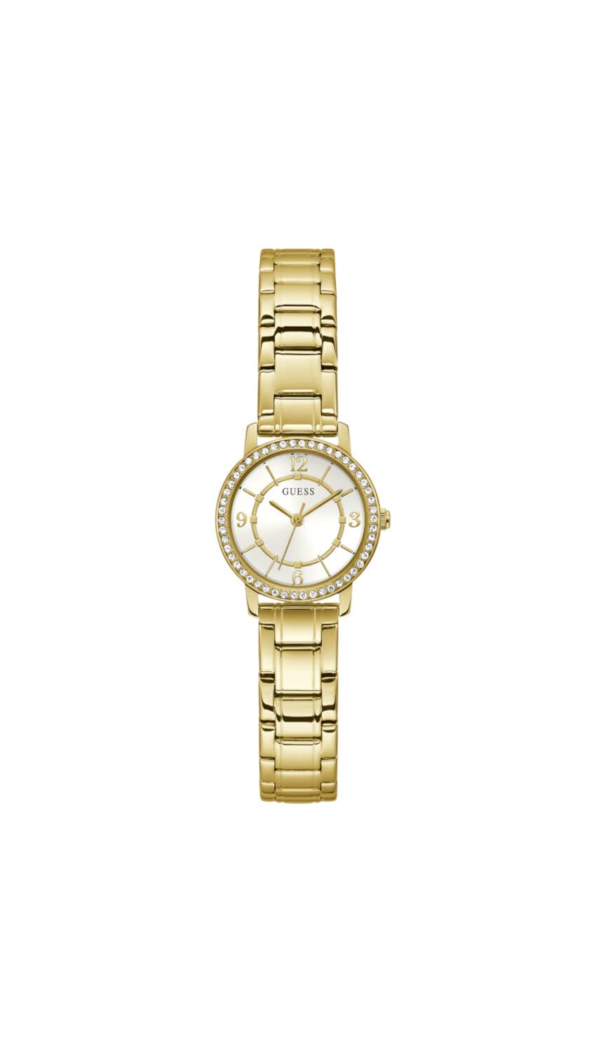 GUESS Women Analog Quartz Watch with Stainless Steel Strap GW0468L1
