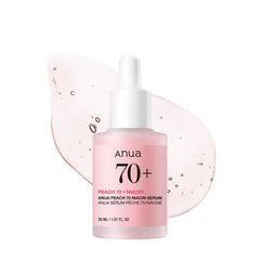 ANUA Peach 70% Niacinamide Serum brightening hydrating face serum hyperpigmentation treatment reducing melanine daily clean beauty, 29.87 Milliliters