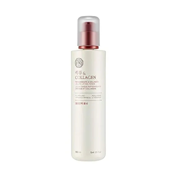 The Face Shop Pomegranate and Collagen Volume Lifting Toner, 5.4 Fl oz