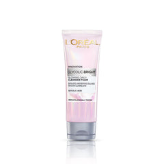 L’Oréal Paris Glycolic Bright Daily Foaming Facial Cleanser, 50ml |Daily Glowing Face Wash for Dull Skin