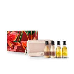 Natura Murumuru & Maracujá Hair to Body Holiday Gift Set Sulfate Free Shampoo, Conditioner, Maracujá Shower Oil & Gel  Moisturizing Hair & Body Care, Travel Friendly Gift Box