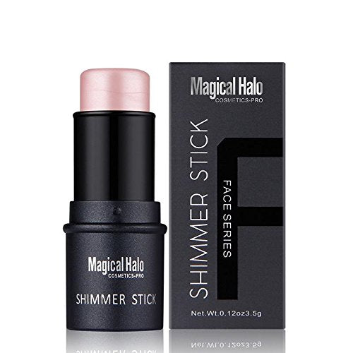 Highlighter Stick, Concealer Sticks Highlighting Powder Creamy Silver Gold Shimmer Bronzer Highlighter Makeup for Face Repairing Flawles(#1)