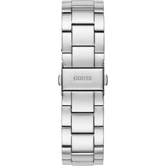 Guess GW0047L1 Aura Stainless Steel Analogue Watch for Women, Black/Silver