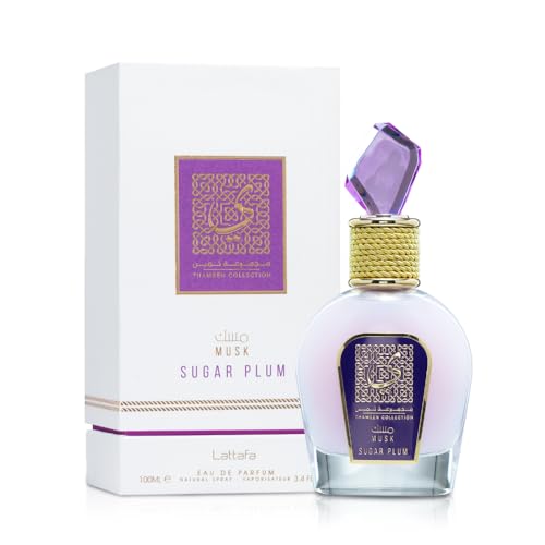 Lattafa Thameen Collection Musk Sugar Plum Eau de Parfum for Women - 100 ml