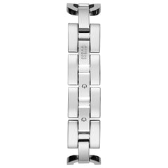 GUESS Silver-Tone Crystal Analog Watch