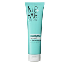 Nip+Fab Hyaluronic Acid Fix Extreme 4 Cleansing Cream, Gentle Cleanser, Face Wash, Anti-Aging and Hydrating for Dry/Sensitive Skin