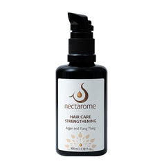 Nectarome Hair Care Strengthening Oil with Organic Argan & Ylang-Ylang – Deep Nourishment, Repair for Dry, Brittle, and Thinning Hair – Promotes Growth & Natural Shine - 100ml