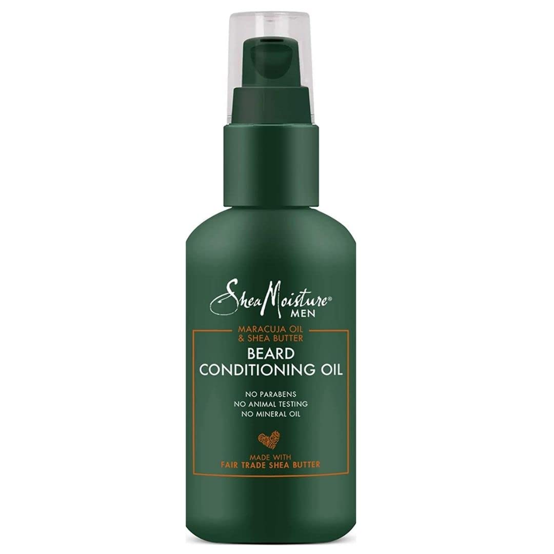 Shea Moisture Maracuja And Shea Oils Beard Conditioning Oil For Men, 94.6 ml