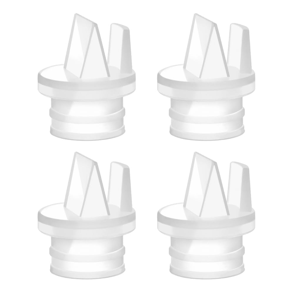 Maymom 2nd Generation Pump Valves for Spectra S1, S2 and 9 Pumps and Philips Avent Comfort Electric Breast Pump; (4 pc)