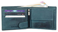 NAPA HIDE Men LEATHER WALLET FOR MEN LEATHER WALLET - Blue