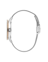 LEE COOPER Women's Analog White Mop Dial Watch - LC07436.520