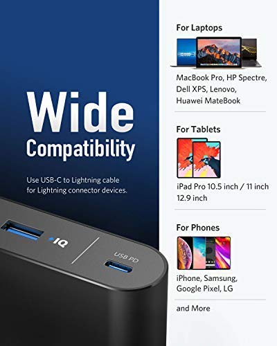 Anker PowerCore+ 26800 PD 45W Power Bank with 30W PD Charger for iPad Pro, iPhone 16/15/14 Series/Pro/Max, iPhone X, and More