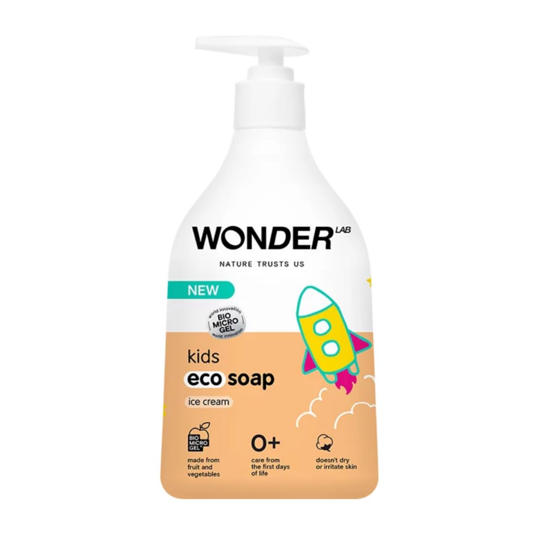 Kids Eco Shower Gel, Ice Cream Scent 540ml