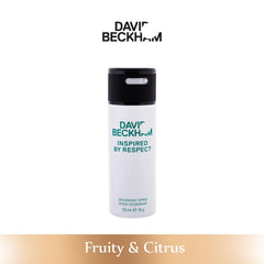 DAVID BECKHAM Inspired By Respect Deodorant Anti-Perspirant Body Spray for Men, 150 ml