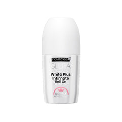 Novaclear White Plus Intimate Roll-On Deodorant by Gluta - For lightening sensitive areas with Glutathione, Alpha Arbutin and Aloe Vera - Gently evens skin tone and reduces dark spots - 50 ml