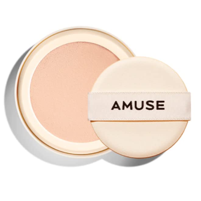 AMUSE Dew Jelly Vegan Cushion Foundation Glow Dewy Finish Clean Beauty Dry and Sensitive Skin Eco-Friendly (01 SOONSOO REFILL)