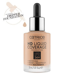 Catrice HD Liquid Coverage Foundation - 040 Warm Beige, 30 ml