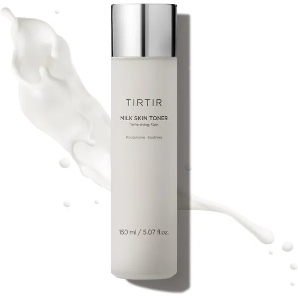 TIRTIR Milk Skin Rice Toner - Deep Moisturizing, Hydrating and Refreshing for face, Niacinamide, Ceramide, Rice Bran Extract, Nature-Oriented Ingredients, Korean Skin Care, Vegan, 150ml / 5.07 fl.oz.