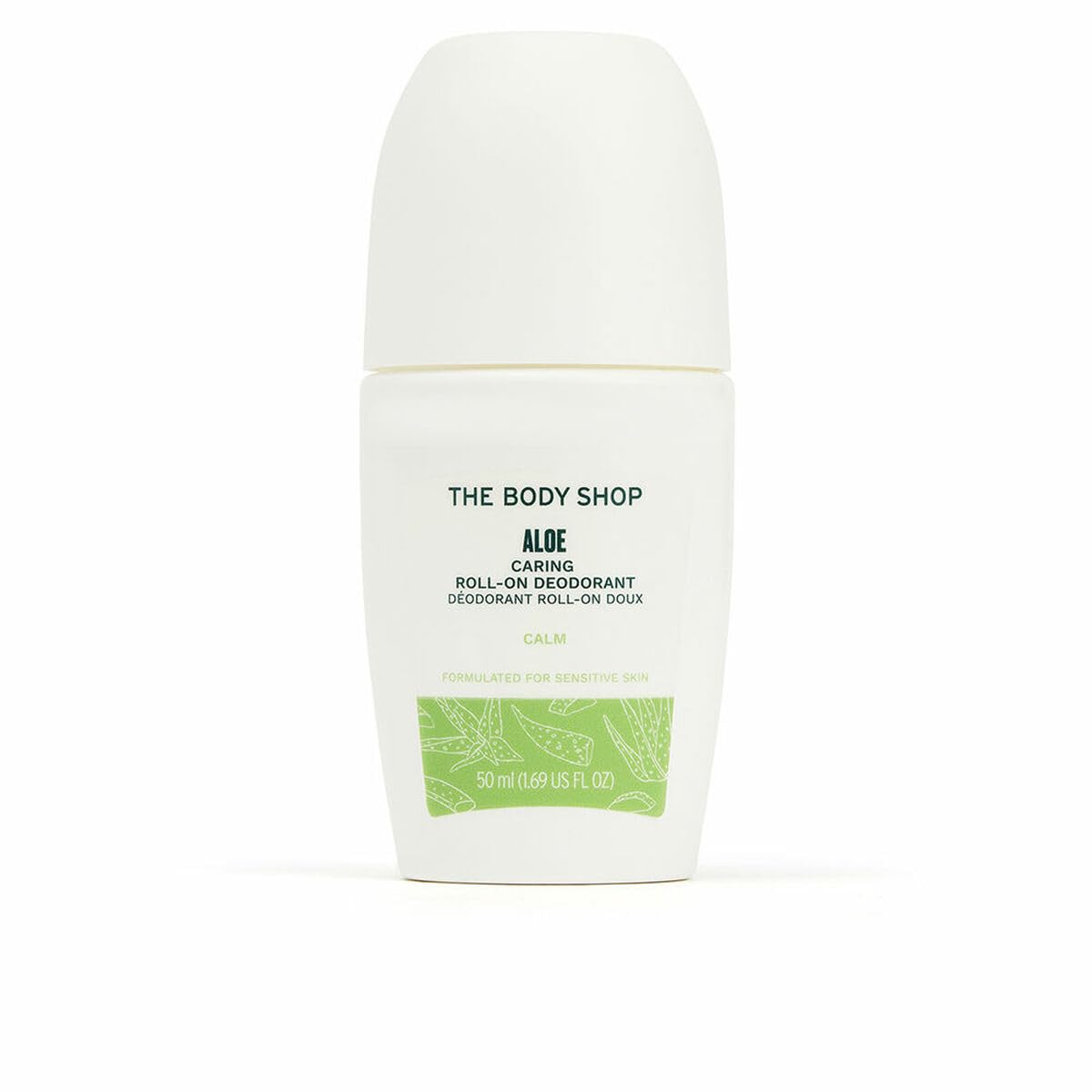 The Body Shop Aloe Caring Roll-On Deodorant, Soothing and Moisturizing - 50ml