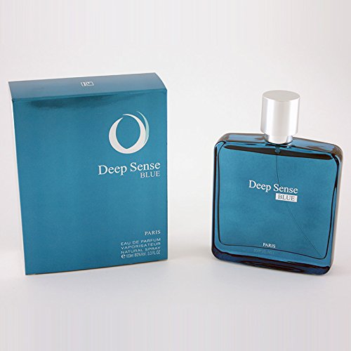 Prime Collection Deep Sense Blue Eau de Parfum for Men, 3.4 Ounce