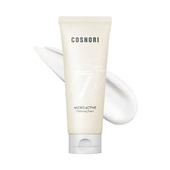 COSNORI Micro Active Cleansing Foam – Vegan, Non-irritating, Korean Facial Cleanser, Skin soothing, 7 Plant Extracts Daily Face Wash, 5.07 fl oz