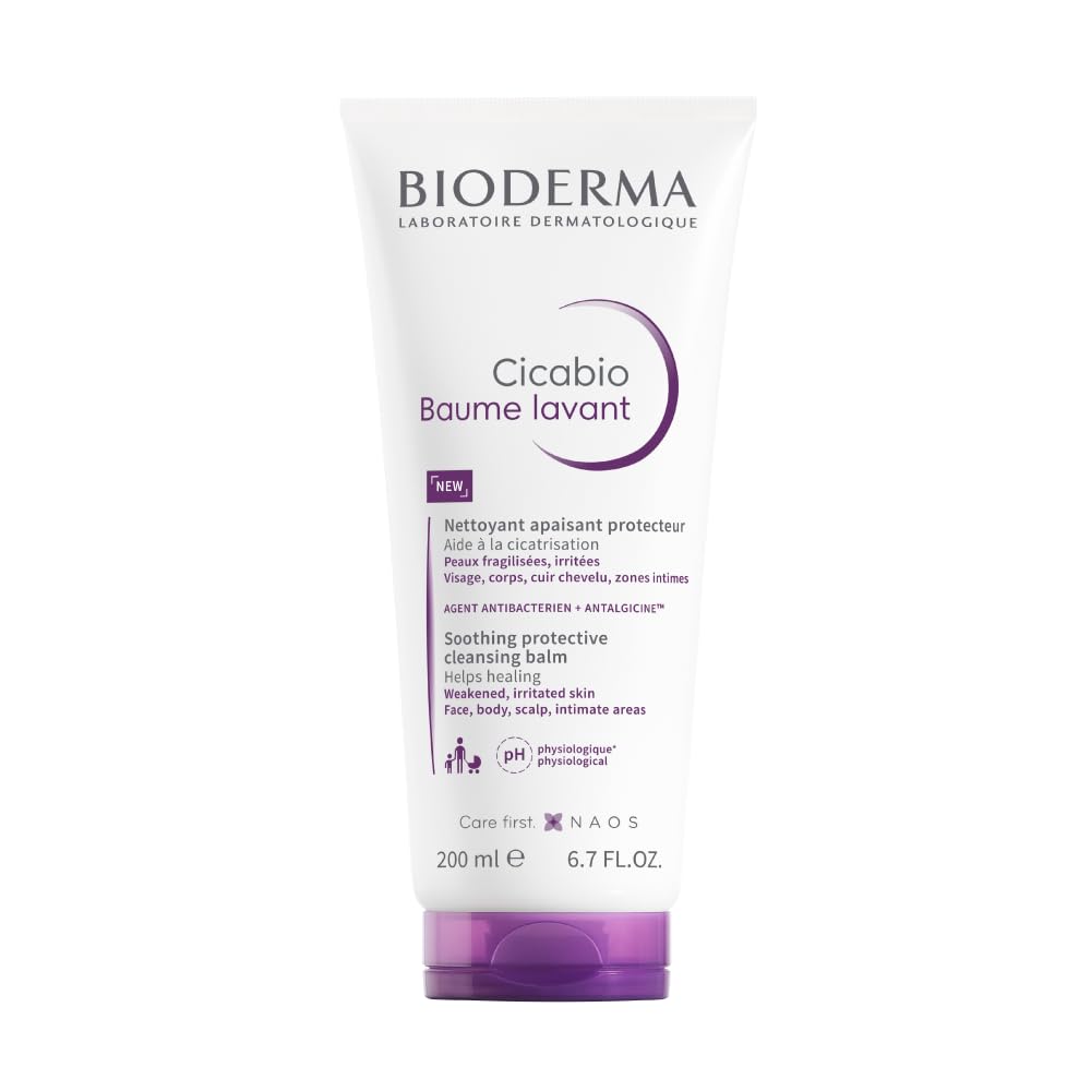 BioDerma CICABIO Body Wash Baume, Protective Cleansing Balm - 200ML