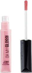Rimmel London Oh My Gloss! Stay My Rose Lip Gloss, a light pink lip gloss with a shimmery finish