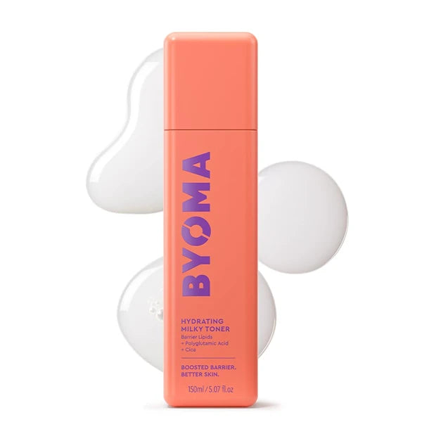 BYOMA Hydrating Milky Toner - Dewy, Ultra Hydrating Toner for Face - Soothes Skin, Locks in Moisture, Reduces Redness - Barrier Repair - 5.07 fl oz