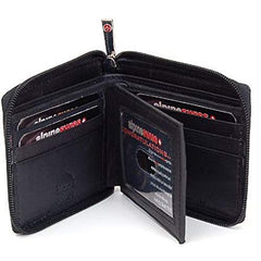 Alpine Swiss Alp-1459 Bifold Wallet for Men (Black, Leather)