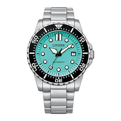 CITIZEN NJ0170-83X Urban Mechanical Automatic Blue Dial Men Sport Watch Citizen NJ0170-83X Cyan Dial Automatic Stainless Steel Analog Men's Dress Watch