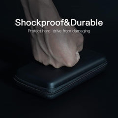 VENTION Portable Travel Storage Case, Power Bank Case, Shockproof Protection, Electronic Accessories Organizer Bag (Extra Large)
