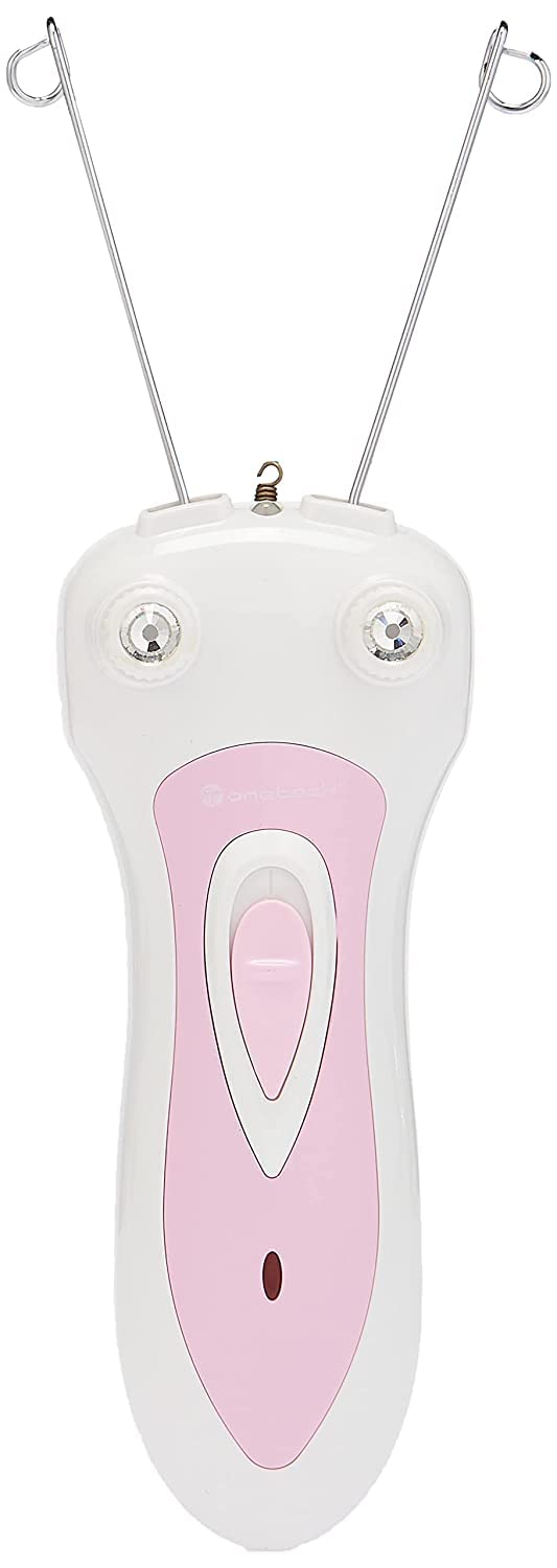 Onetech Butterfly Epilator Set - Complete Hair Removal System, Gentle and Effective for Smooth Skin, Includes Accessories for Convenience