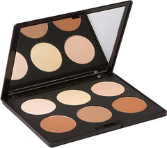 Elizabeth Mott Cruelty-Free and Paraben-Free Contour Kit and Highlighting Powder Palette by - Natural Glow and Contour Kit with 6 Shades