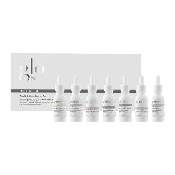 Glo Skin Beauty The Solution Serums Set – Targeted Treatments for Dryness, Fine Lines, Hyperpigmentation, Blemishes & Sensitive Skin