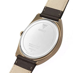 GUESS Gents Watch Yellow Gold Case Quartz