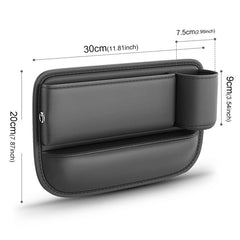 CANLAY Car Side Pocket Organizer, Car Seat Gap Filler Storage Box Car Cup Holder Organizer Car Interior Accessories
