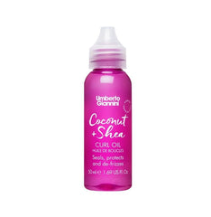 Umberto Giannini Curl Oil Bond Repair, Defrizz and Repair Hair Oil for Waves, Curls and Coils, Vegan and Cruelty Free - 50ml